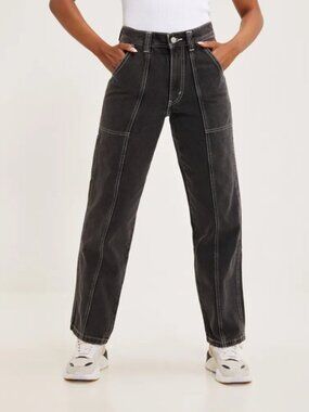 NWT LEVI'S 94 baggy carpenter jeans in black (sz26)